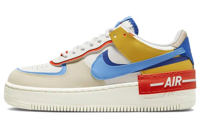 Nike Air Force 1 Low Shadow White Blue Red