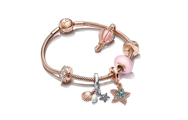 Pandora Bracelet Set Multicolor