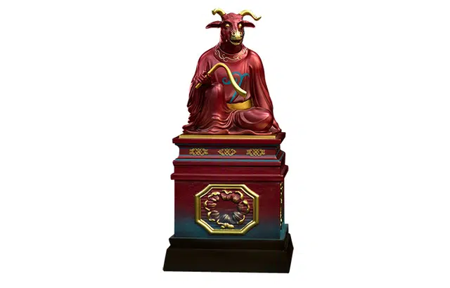 开天工作室 十二生肖 兽首全身像 新春泰坦牛 比例手办 雕像