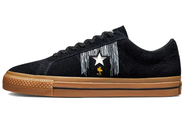 Peanuts x Converse One Star Black