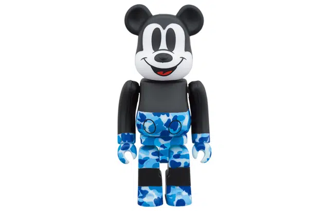 BERBRICK x BAPE BLACK MICKEY MOUSE 7cm28cm