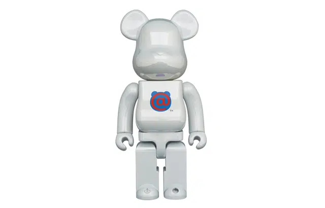 BE@RBRICK 1000% 1st Model White Chrome 20th Anniversary