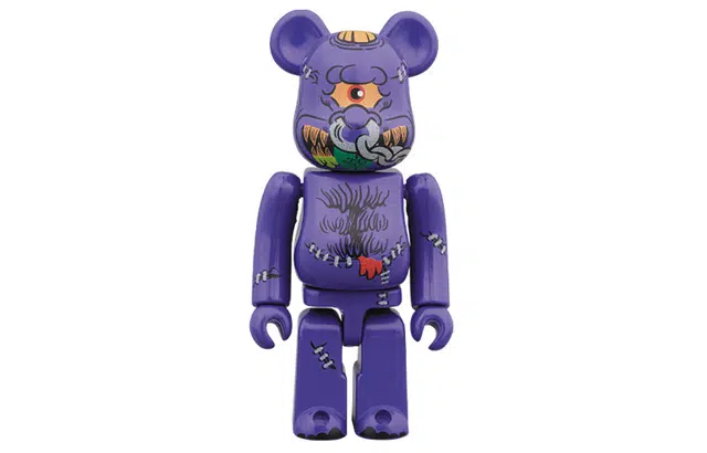 BE@RBRICK Horn Head Purple 100%400%