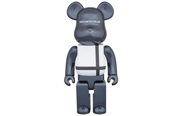 BE@RBRICK SSUR Pattern Black 100%+400%