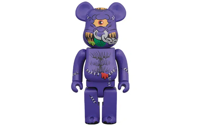 BE@RBRICK Horn Head Purple 100%400%
