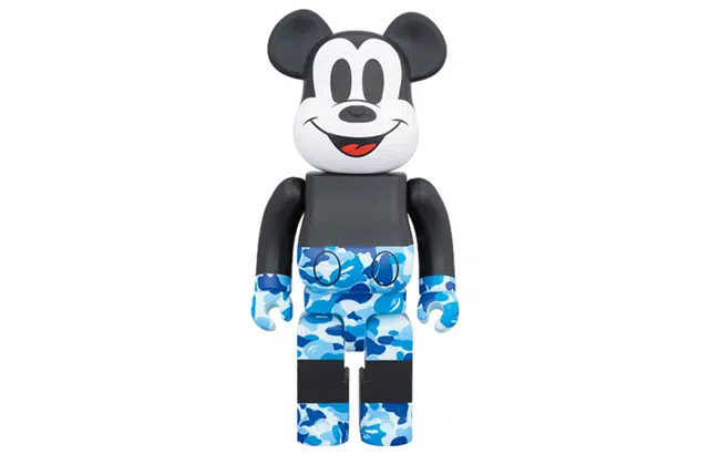 BERBRICK x BAPE BLACK MICKEY MOUSE 7cm28cm