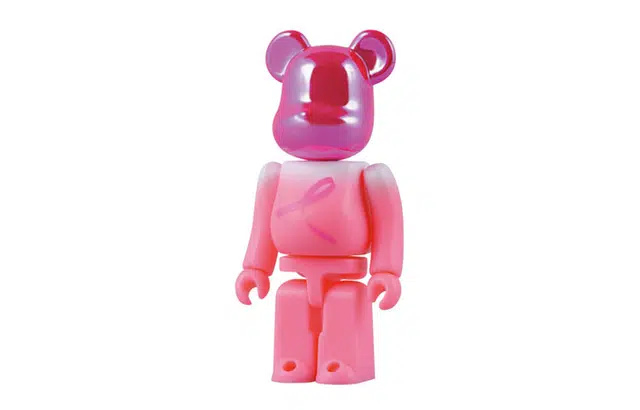 BE@RBRICK Pink Ribbon 100%