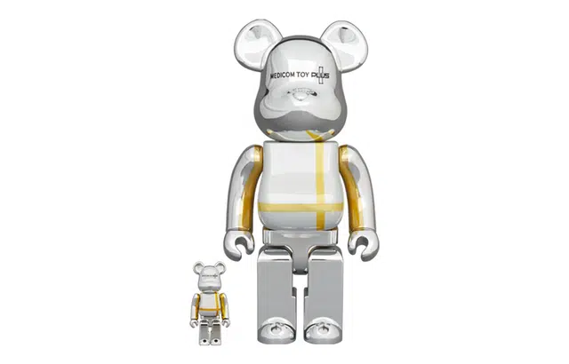BERBRICK MEDICOM TOY PLUS SILVER CHROME Ver.