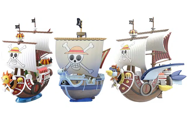 BANDAI One Piece Sunny Ships Model Set