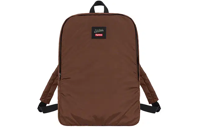 Supreme SS19 x Jean Paul Gaultier Reversible Backpack MA-1 Brown