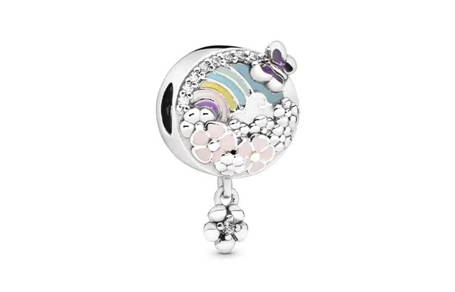Pandora Bracelet 925 Silver Floral Story