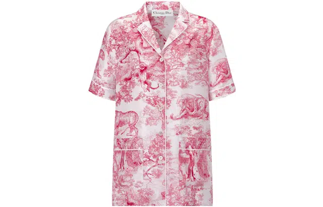DIOR SS22 Animal Print Shirt