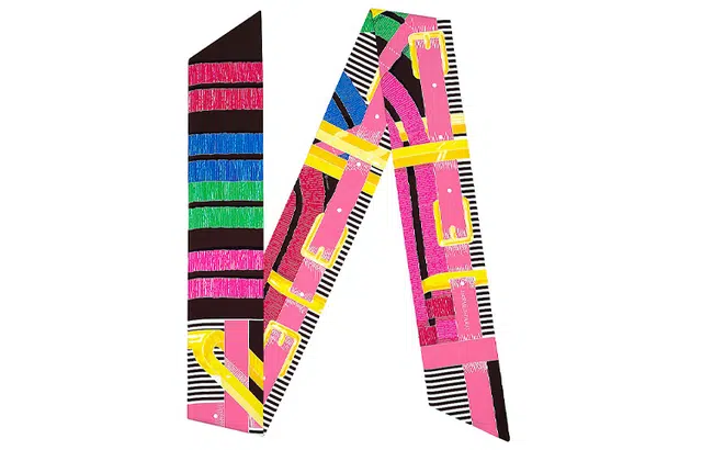 HERMES twillyRose VifJaune VifVert