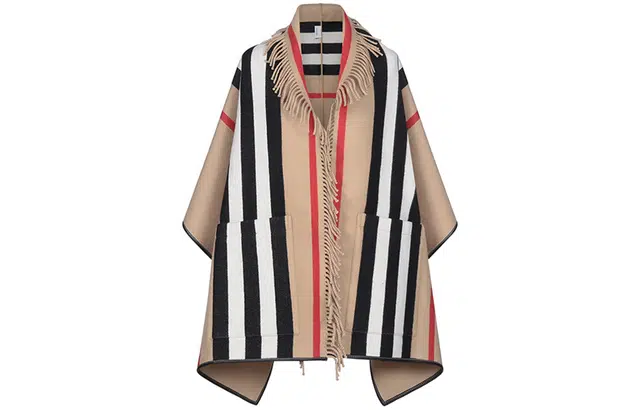 Burberry Wool Fringe Shawl
