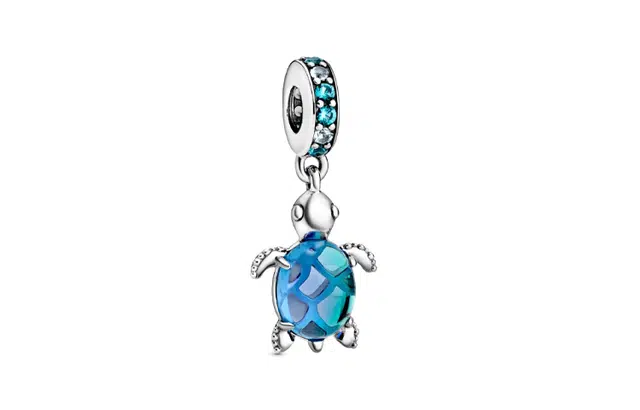 Pandora Ocean Series Glass Turtle Charm