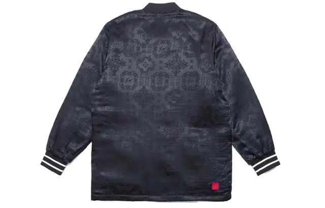 CLOT x Fragment Design Black Silk Jacket