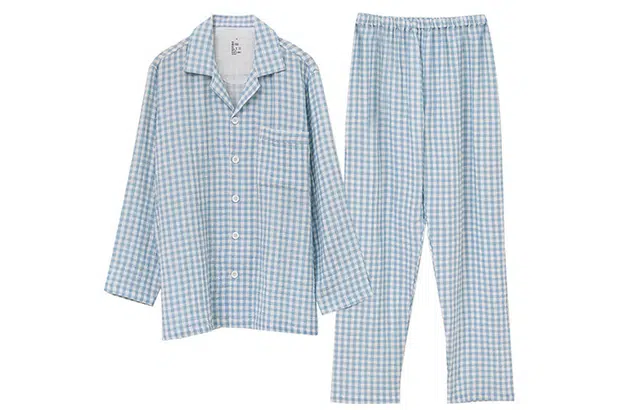 怡吾色 家居服长袖套装 糖果系列 轻盈柔软双层纱 情侣款睡衣