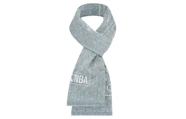 LOUIS VUITTON x NBA Denim Patch Stole logo