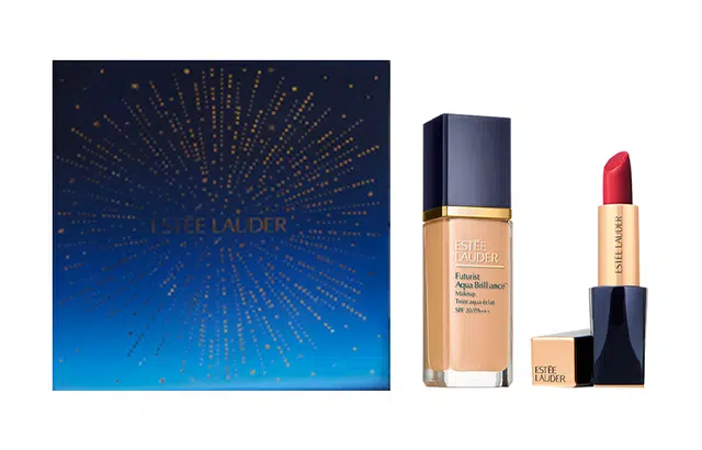 雅诗兰黛 秋日棕情限定粉底口红限定礼盒