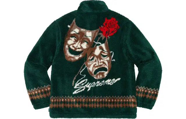 Supreme SS20 Week 2 Drama Mask Fleece Jacket