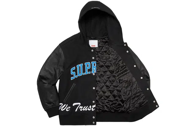 Supreme FW20 Week 9 King Hooded Varsity Jacket