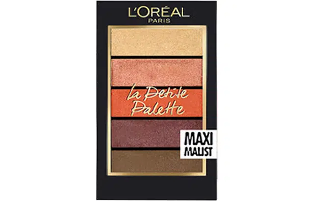 欧莱雅 纷泽小眼影盘  暗红/金橘