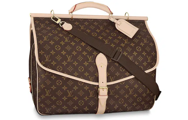 Louis Vuitton Monogram Carved Hunting Bag Brown