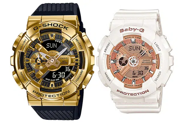 Casio G-Shock GM-110G-1A9 + Baby-G BA-110-7A1ER