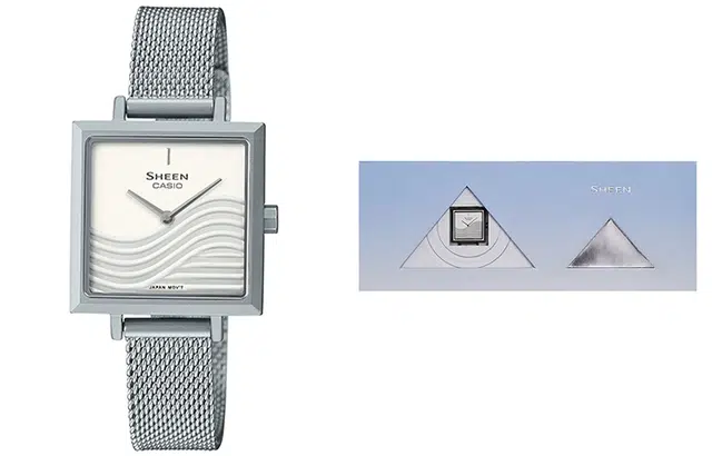 CASIO SHEEN 3D 26*33mm SHE-C121M-7AUPFKD