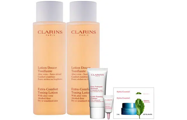 娇韵诗 舒缓化妆水套装 补水保湿