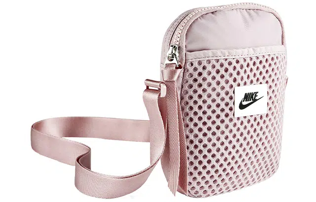 Nike Air Logo Shoulder Bag Purple Black