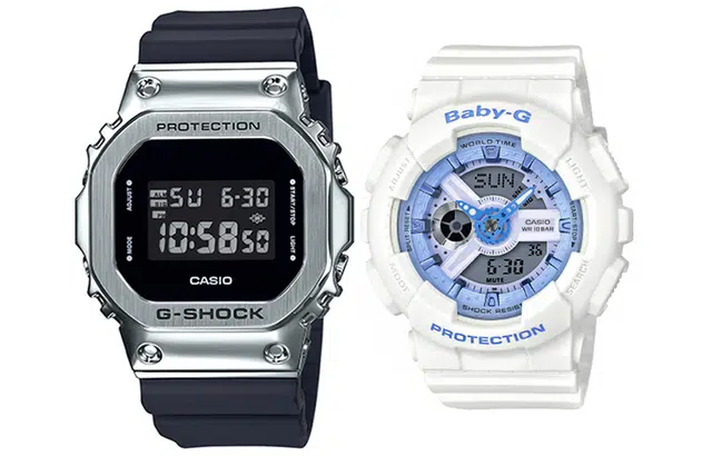 CASIO G-SHOCK BABY-G GM-5600-1+BA-110BE-7AER