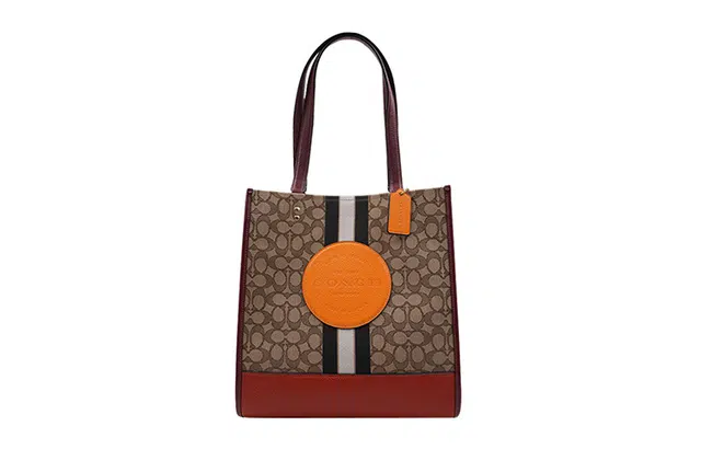 COACH Dempsey 30 Logo Tote