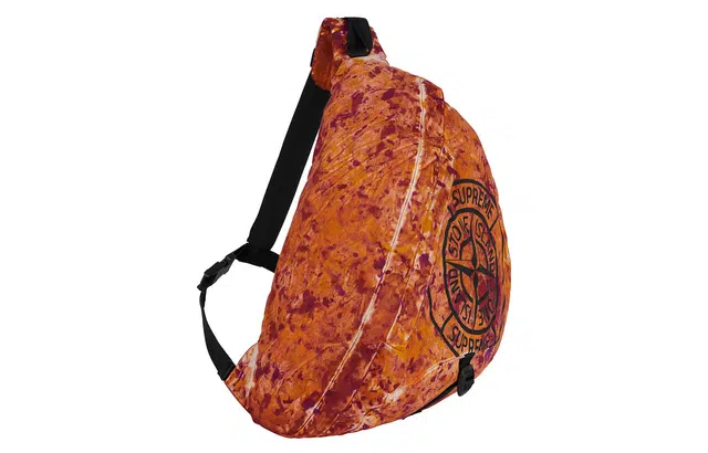 Supreme x Stone Island Crossbody Bag Coral