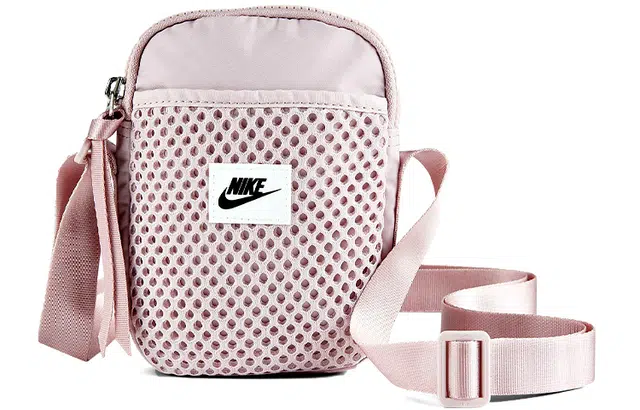 Nike Air Logo Shoulder Bag Purple Black