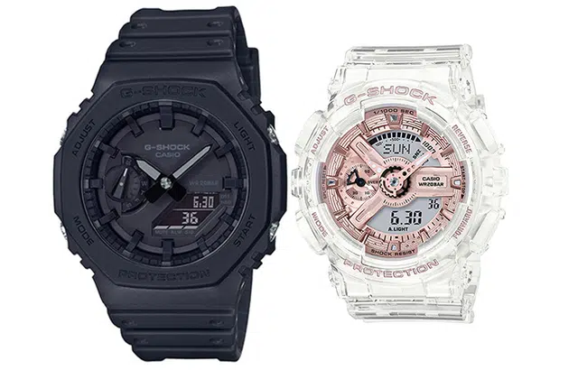 CASIO G-SHOCK GA-2100-1A1+GMA-S110SR-7AER