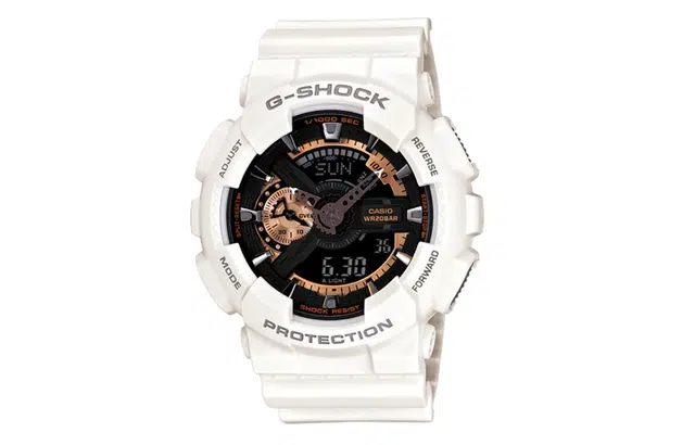 CASIO G-SHOCK GA-110-1BDR+GA-110RG-7A