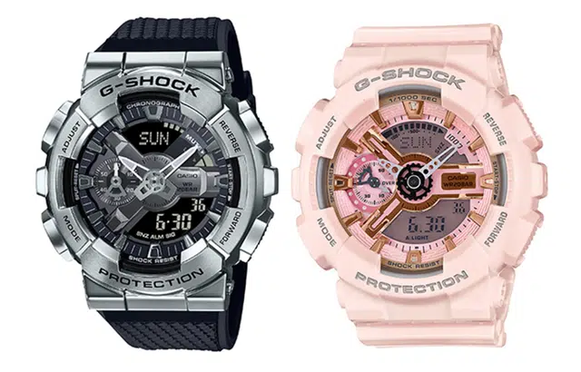 CASIO G-SHOCK BABY-G GM-110-1A+GMA-S110MP-4A1ER