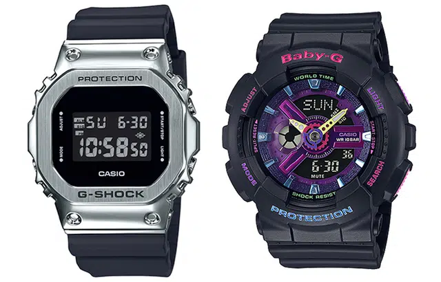 CASIO G-SHOCK BABY-G GM-5600-1+BA-110TM-1AER