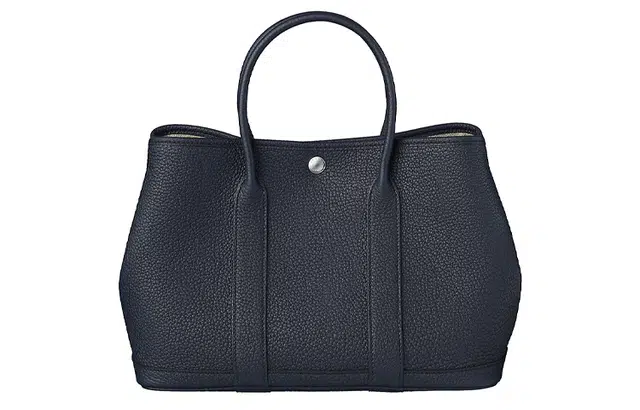 HERMES Garden Party 30 Negonda 76 Bleu Indigo