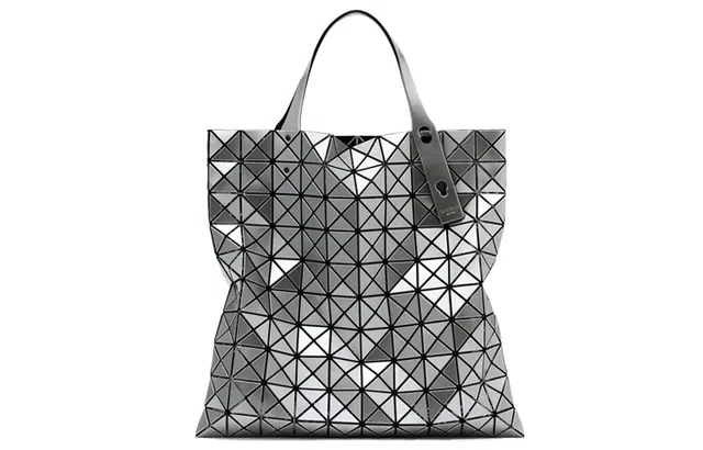 ISSEY MIYAKE Prism Tote Silver