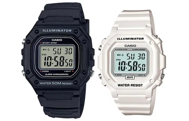 Casio W-218H-1A + F108WHC-7B
