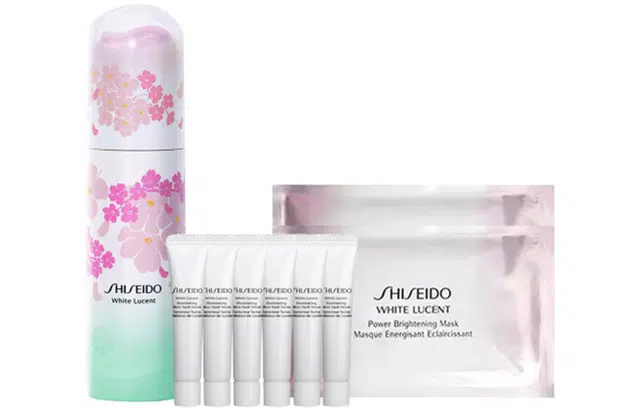 资生堂 光透耀白精华液套装 滋润