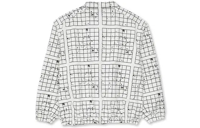 Cav Empt t Paneled Grid Zip Jacket (White)
