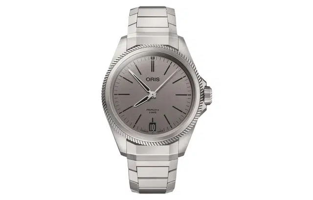 Oris Pilot 39mm Grey Dial