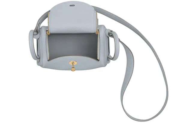 HERMES Lindy 19 Taurillon Clemence 08 Bleu Pale