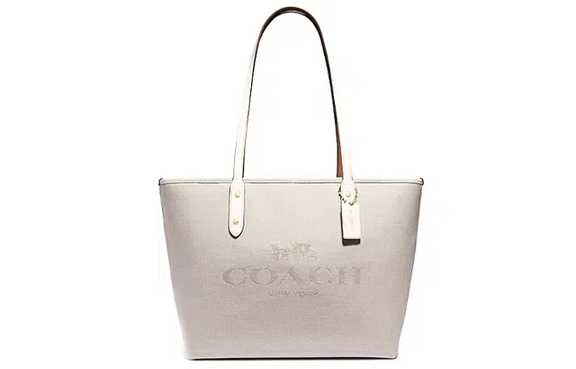 Glamorous large tote weekender bag in black weave