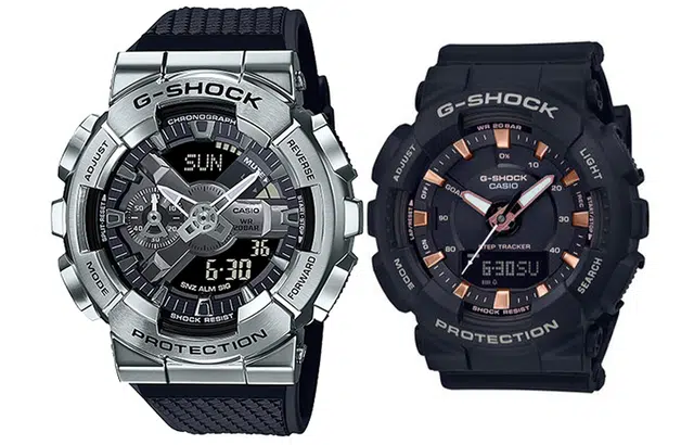 CASIO G-SHOCK BABY-G G-SHOCK GM-110-1A+GMA-S130PA-1AER