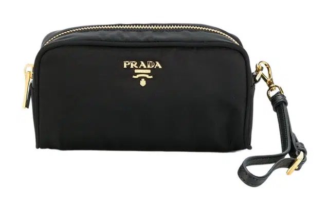 Prada Nylon Clutch Small Black