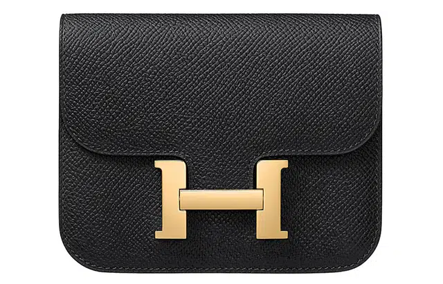 HERMES Constance Slim Epsom Noir